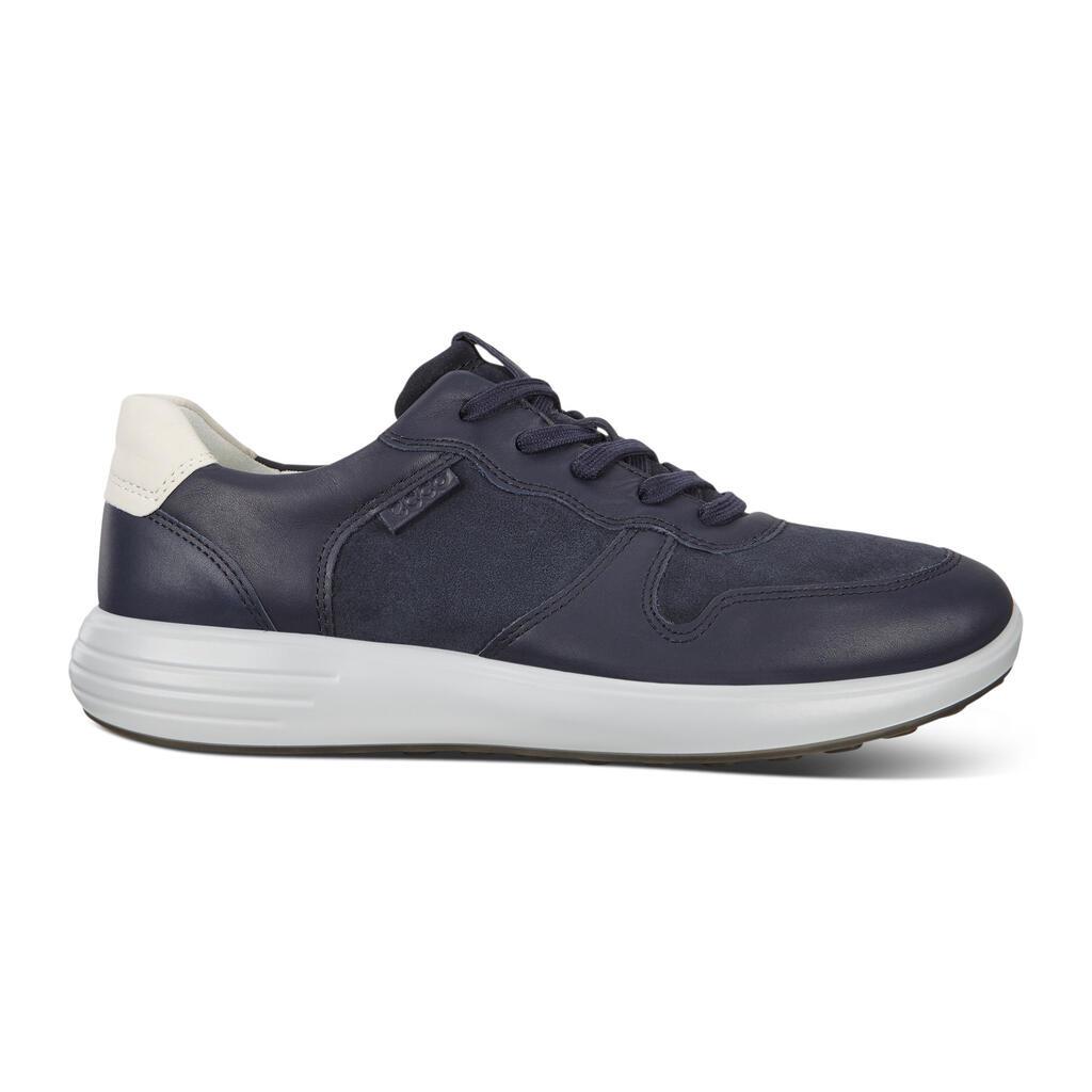 Ecco Soft 7 Runner Mens Sneakers Navy/Grey/White Sale - India TBU-347628